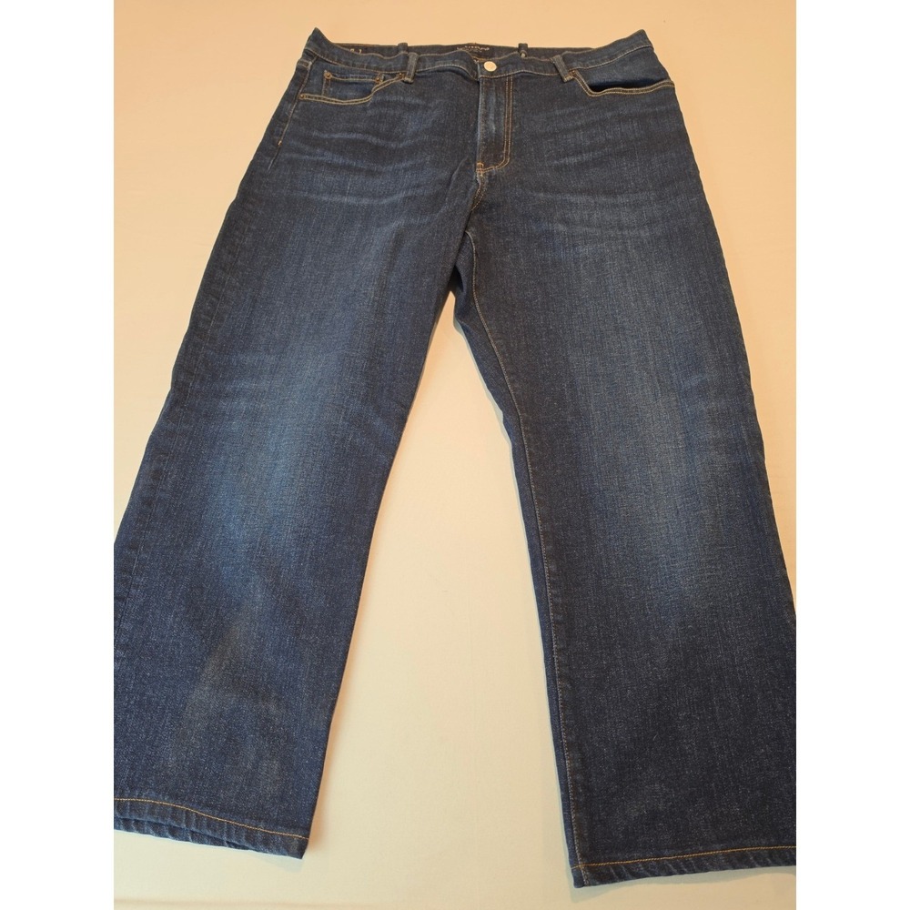 Lucky Brand 181 Relaxed Straight Leg Jeans Dark Wash Mens 38x26 Altered 7M12358